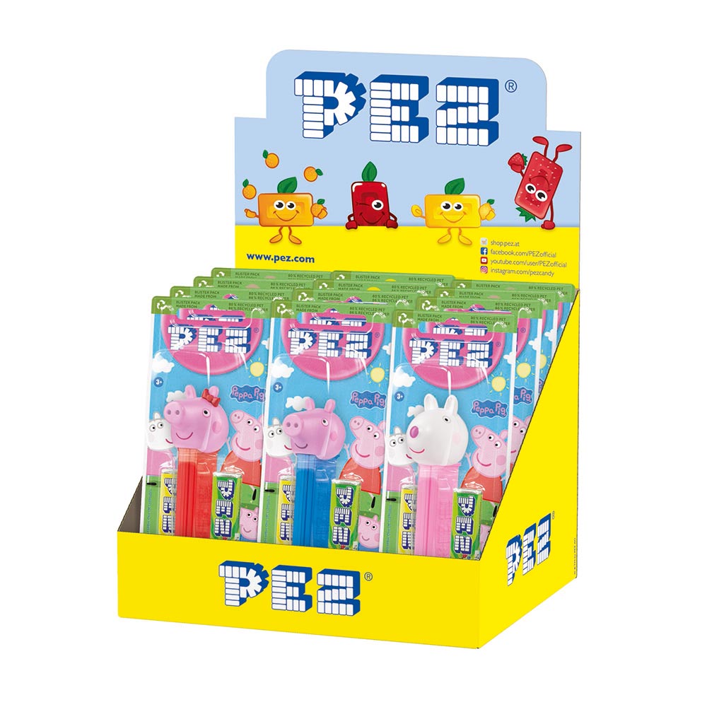 Pez Dispenser Peppa Pig 1+2 Impulse Packs 17g