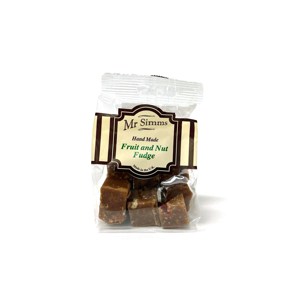 Mr Simms Fruit And Nut Fudge Bag 150G