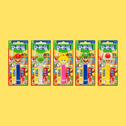 Pez Best Of Nintendo Dispensers 1+2 Impulse Packs 17g