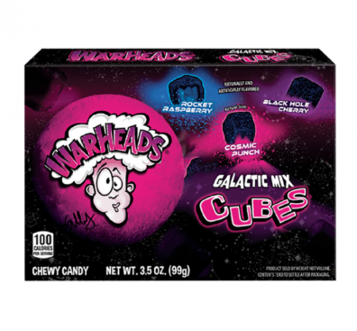 Warheads Galactic Cubes Theatre Box 99g