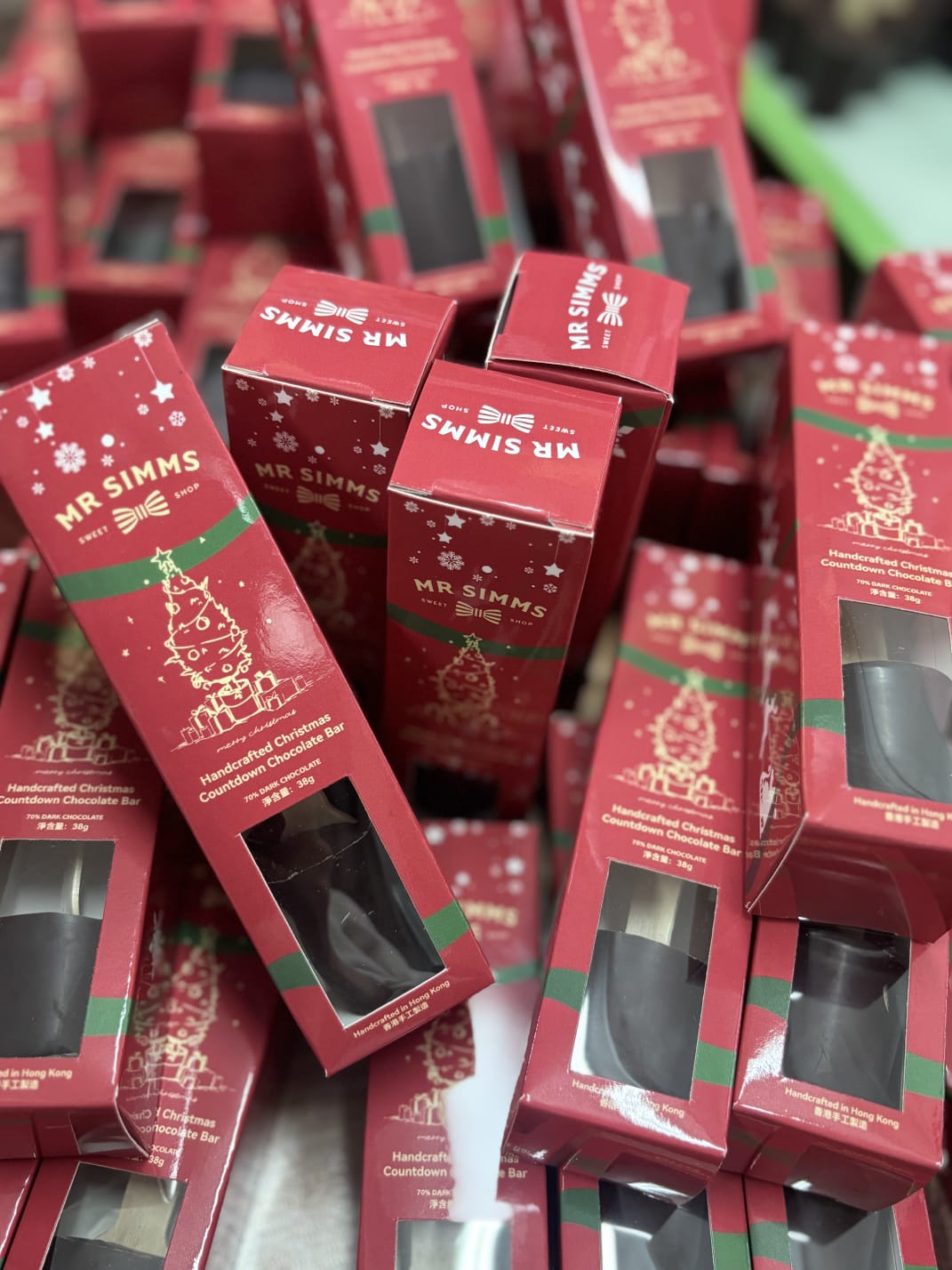 Mr. Simms Handcrafted Christmas Countdown Chocolate Bar