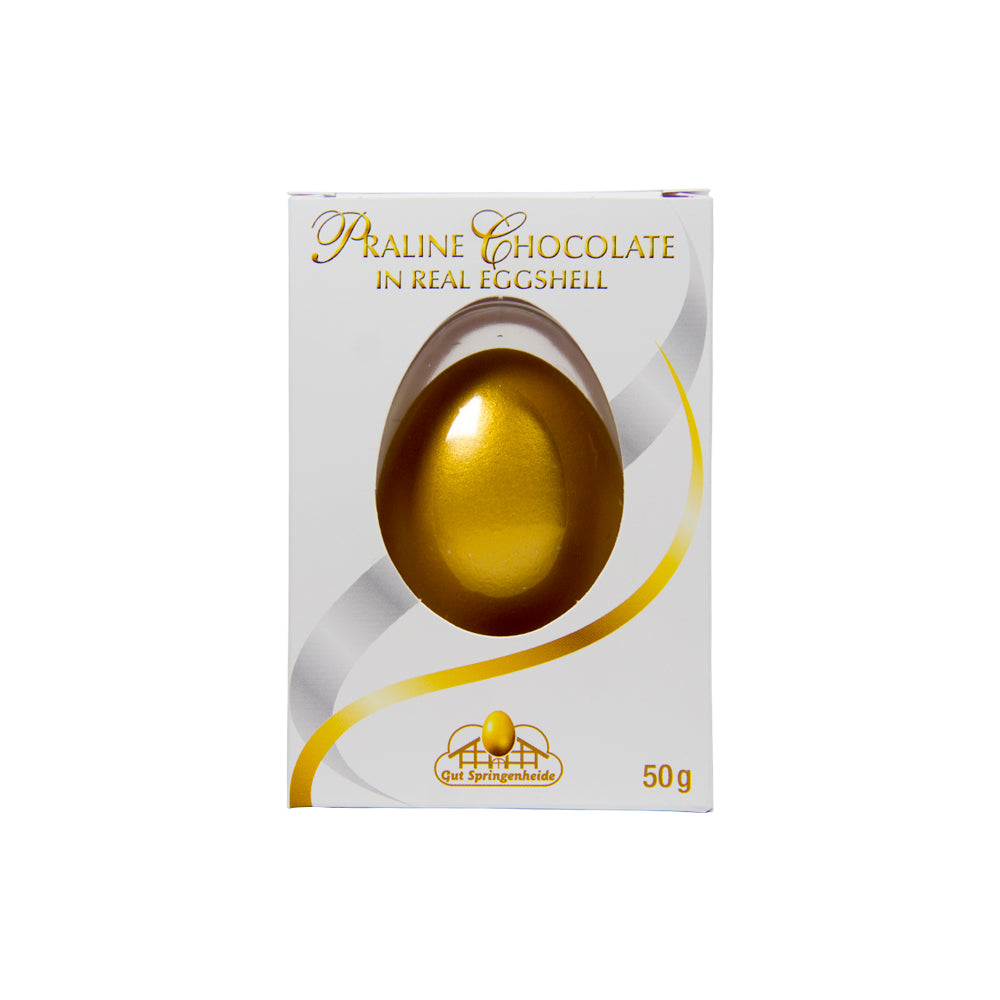 Gut Springenheide German Chocolate in Real Easter Egg Shell (GOLD)