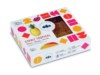 Confidas Esprit Tropical Pâtes de Fruits - 140g Ingots