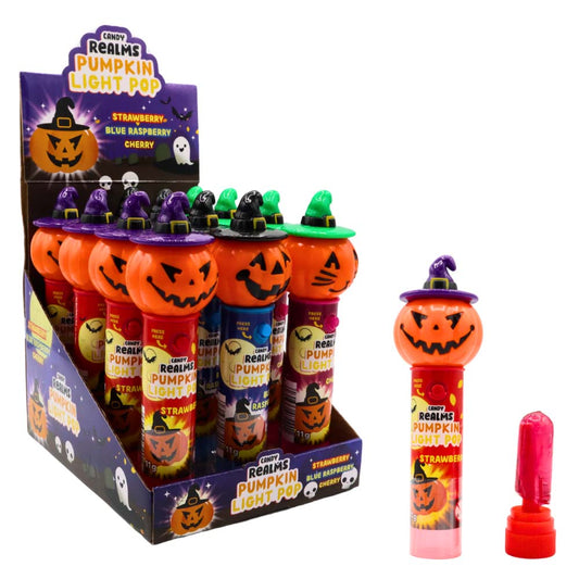 Candy Realms Halloween Pumpkin Light pop 11g