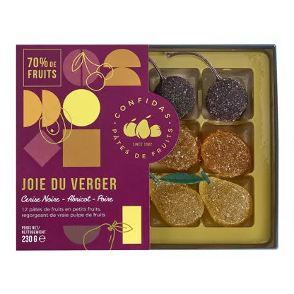 Confidas Joie Du Verger Pâtes de Fruits - 230g Fruit Shape
