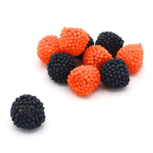 Kingsway Mini Black & Orange Dots 100g