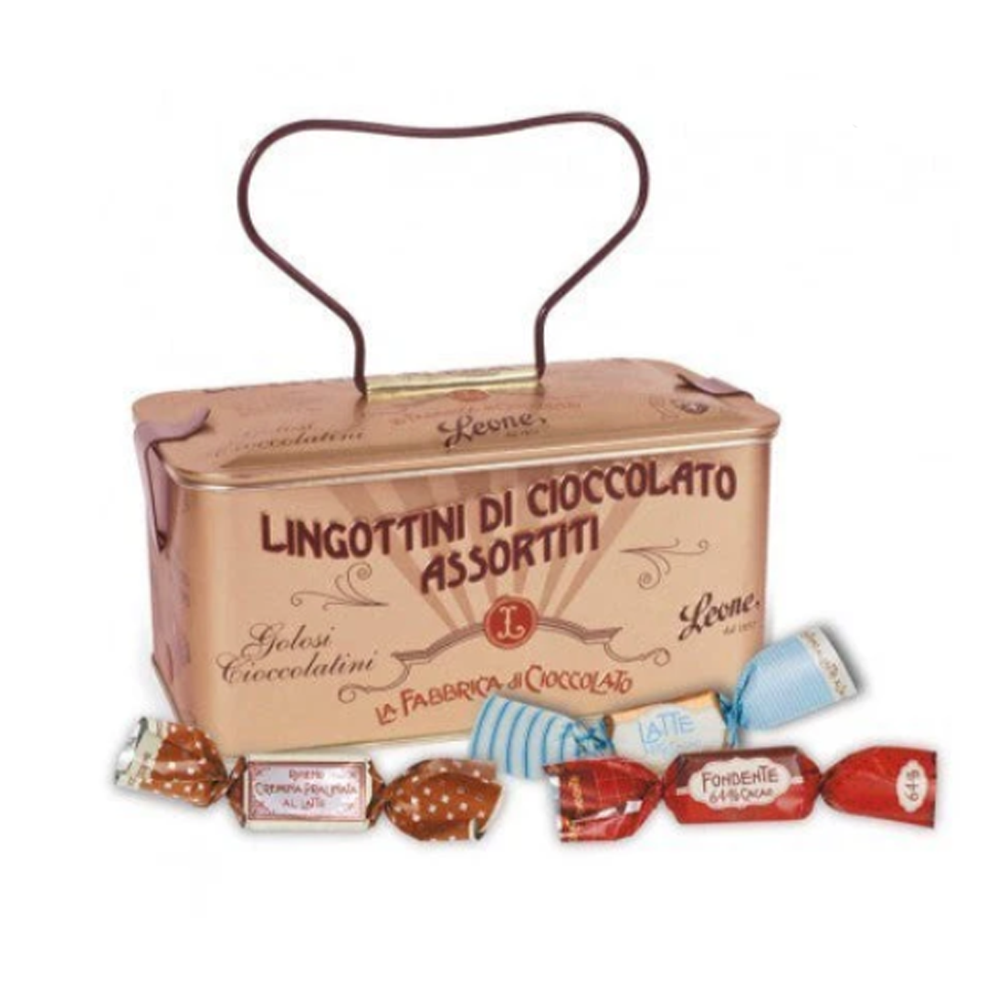 Assorted Chocolate Ingotshog Tin N 06