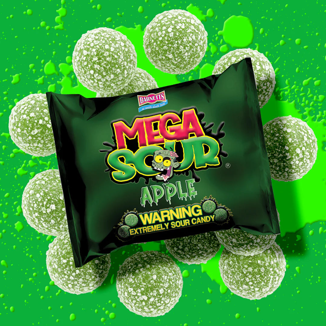 Barnett Sweets Mega Sour Candy Apple 104g