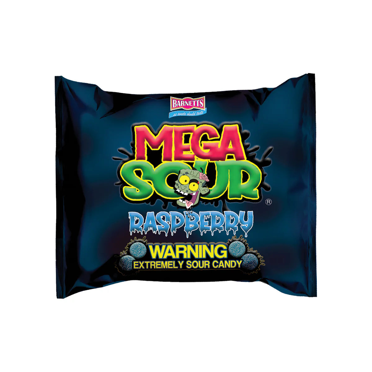 Barnett Sweets Mega Sour Candy Raspberry 104g
