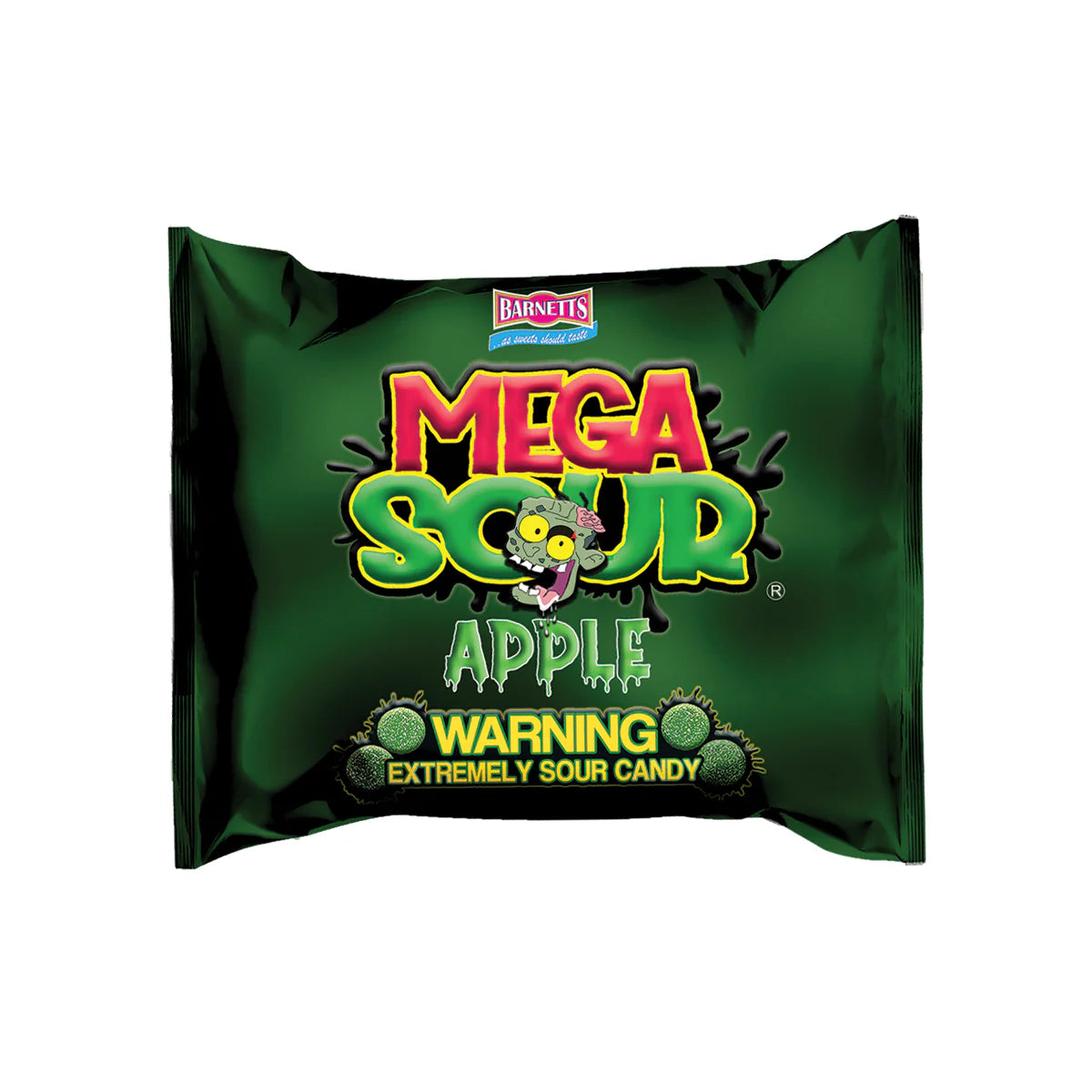 Barnett Sweets Mega Sour Candy Apple 104g