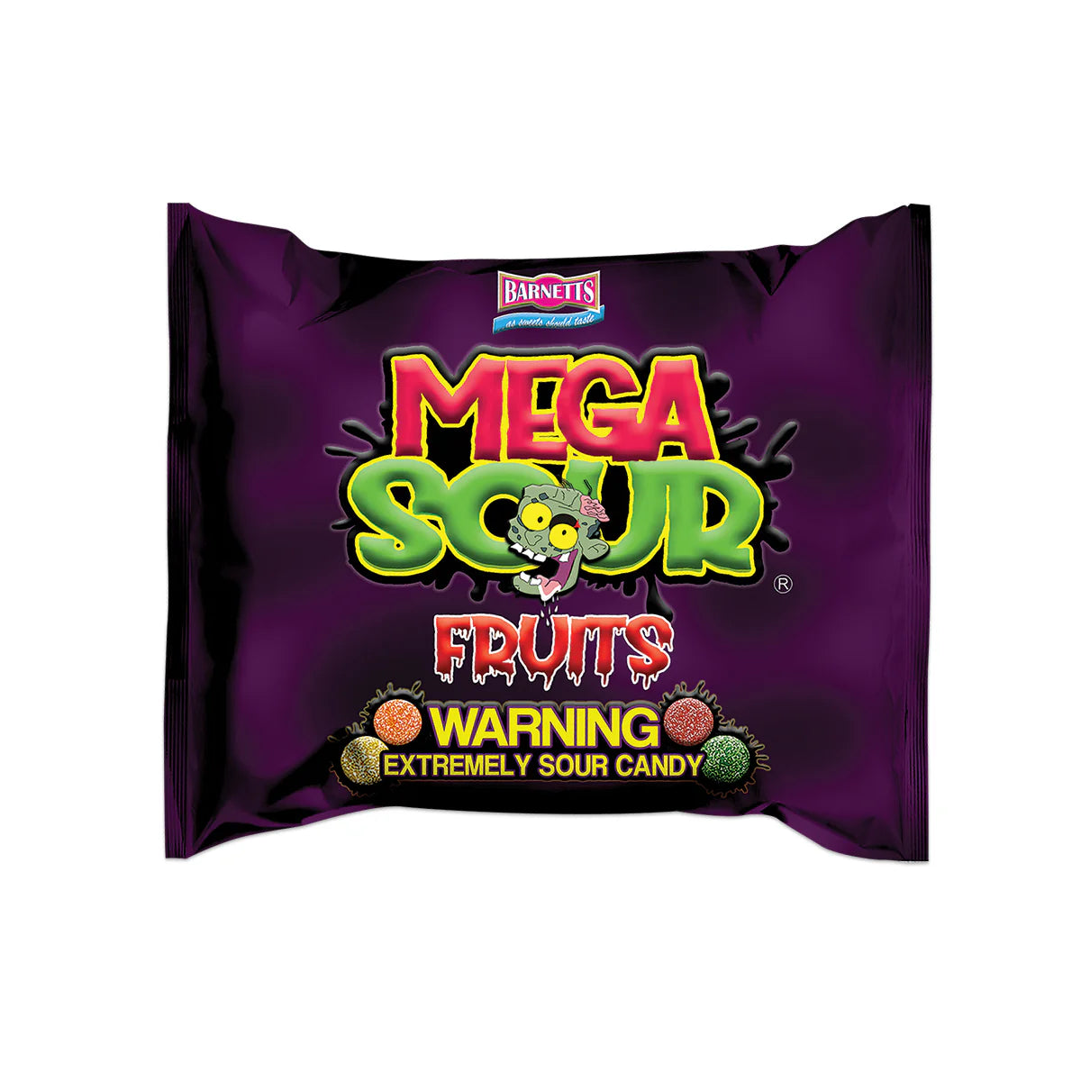 Barnett Sweets Mega Sour Candy Fruits 104g