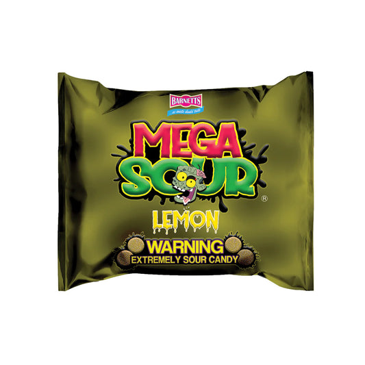 Barnett Sweets Mega Sour Candy Lemon 104g
