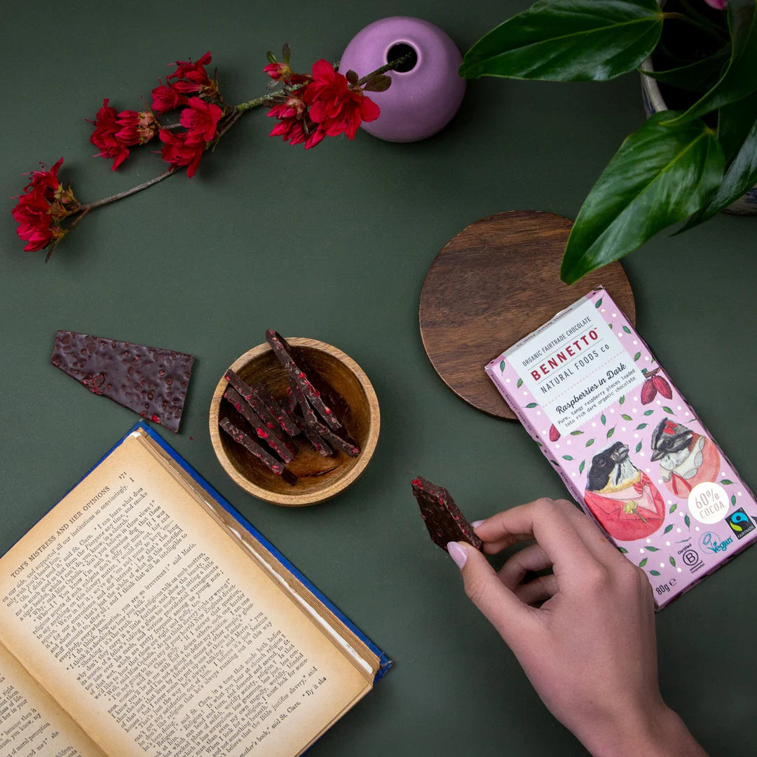 Bennetto Raspberries in Dark 80g