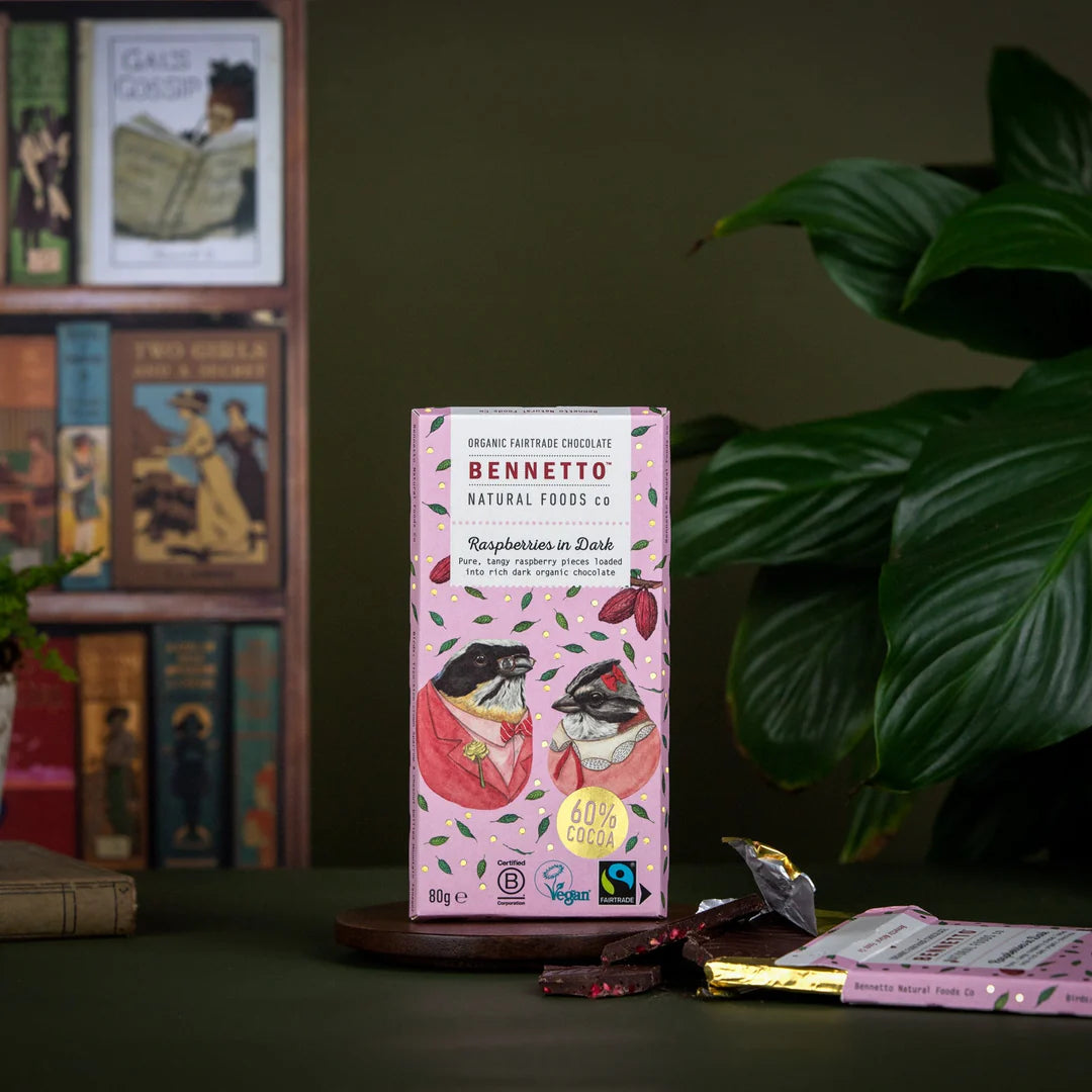 Bennetto Raspberries in Dark 80g