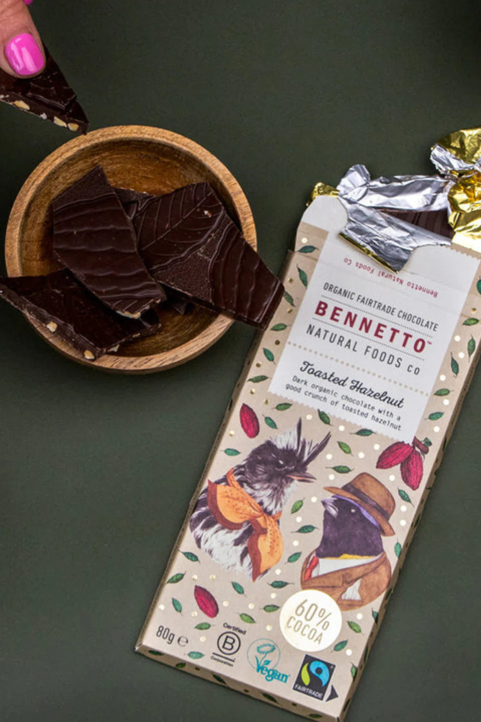 Bennetto Toasted Hazelnut 80g
