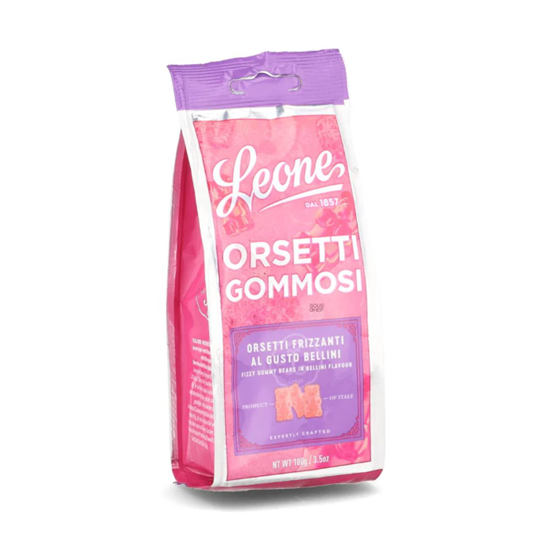 Cocktail Gummy Bears Bag100g - Bellini Flavour 6pc