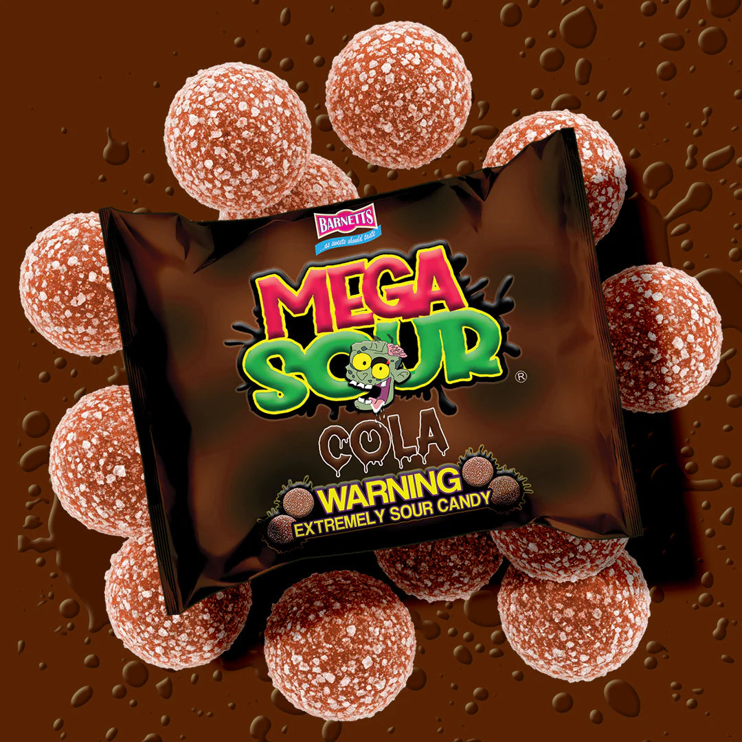 Barnett Sweets Mega Sour Candy Cola 104g