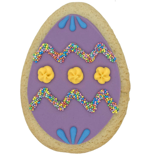 Iced Sugar Cookie Easter Egg and Chick