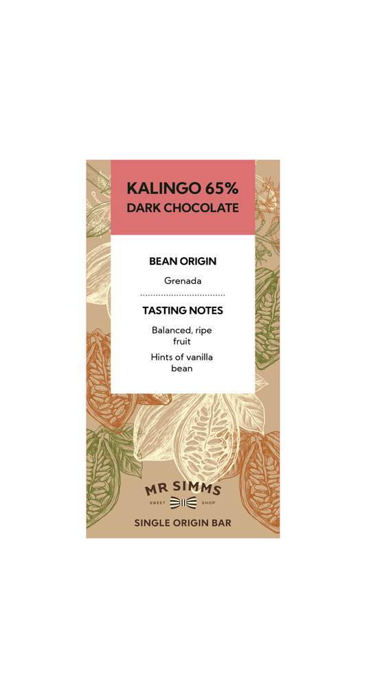Kalingo 65% Dark Chocolate Handcrafted Single Origin Bar 40g
