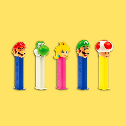 Pez Best Of Nintendo Dispensers  1+2 Impulse Packs 17g