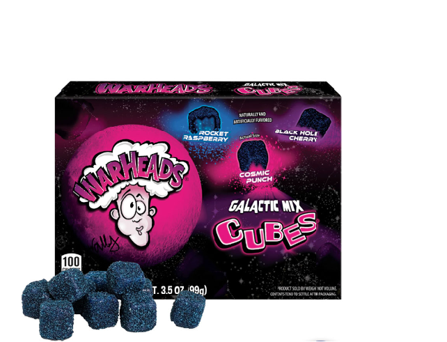 Warheads Galactic Cubes Theatre Box 99g