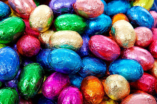 Milk Chocolate Foiled Mini Eggs ($88/100g)