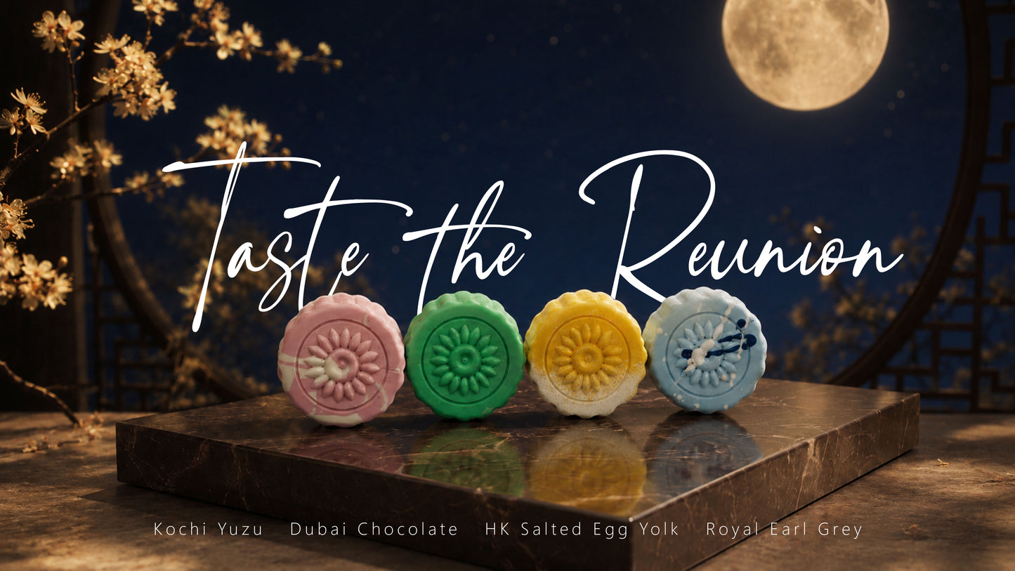 [Early Bird] Artistic Chocolate Mooncake Giftbox 2026- 4pcs assorted flavours