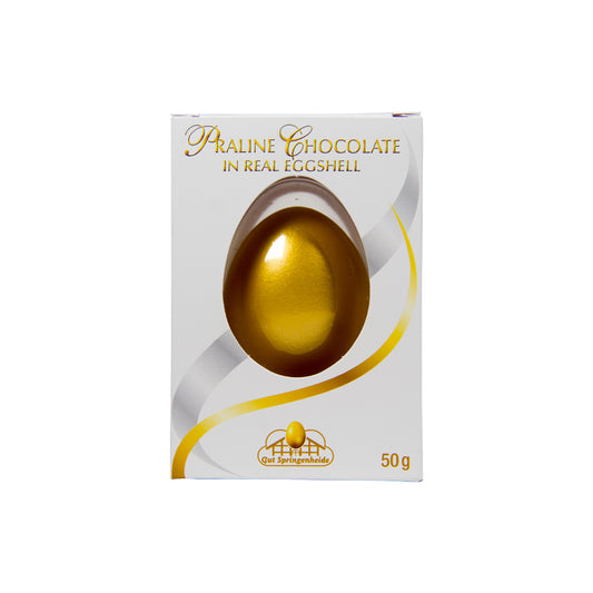 Gut Springenheide German Chocolate in Real Easter Egg Shell (GOLD)