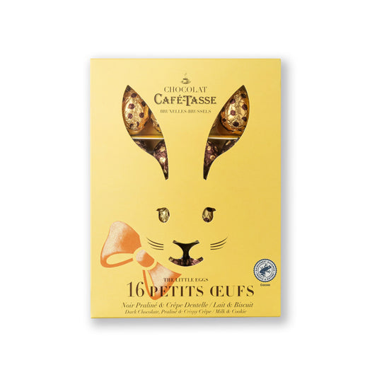Rabbit box with assorted chocolate Eggs 133g