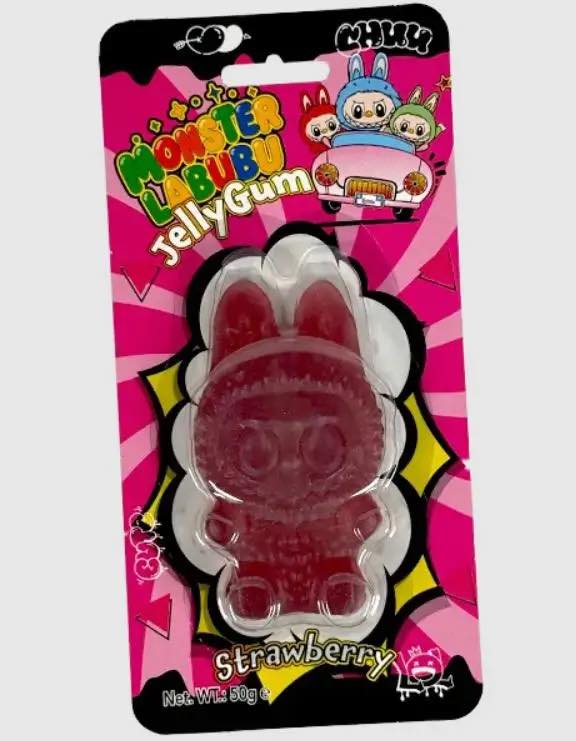 Monster Labubu Strawberry Jelly Gum 50g